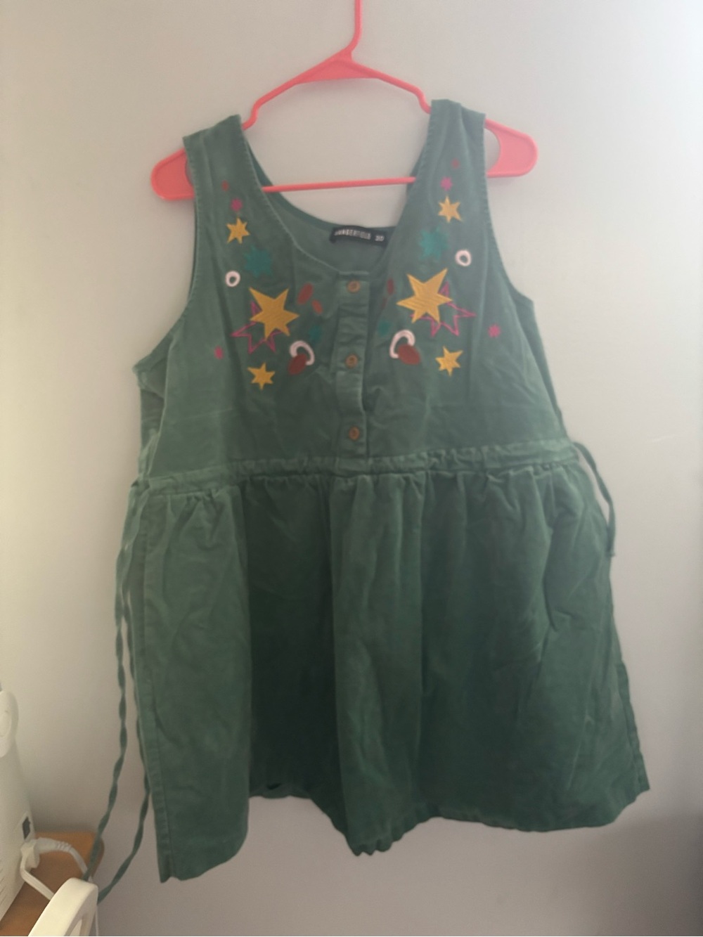 Embroidered Green women’s ' Dress
